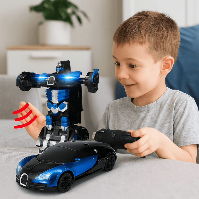 Transforming Remote Control Robot Car Toy – 2 - in - 1 Gesture Control RC Car for Kids Ages 6+ - Monsta Online