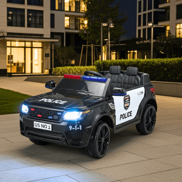 12V Electric Ride - On Toy Police Car for Kids with Parental Remote - Monsta Online