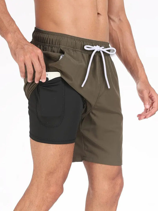 Ross Swim Shorts – Men's Quick - Dry 100% Polyester Beach Shorts - Monsta Online