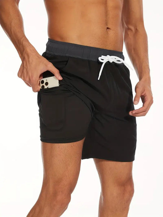 Ross Swim Shorts – Men's Quick - Dry 100% Polyester Beach Shorts - Monsta Online