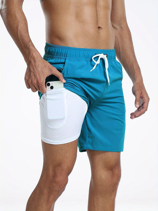 Ross Swim Shorts – Men's Quick - Dry 100% Polyester Beach Shorts - Monsta Online