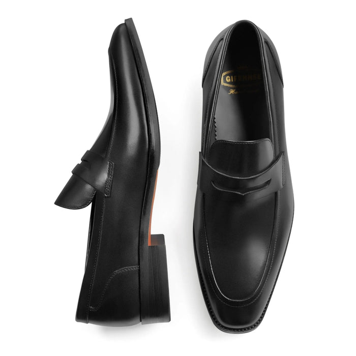 Rowan Penny Loafers – Men's Classic Leather & Suede Slip - On Dress Shoes - Monsta Online