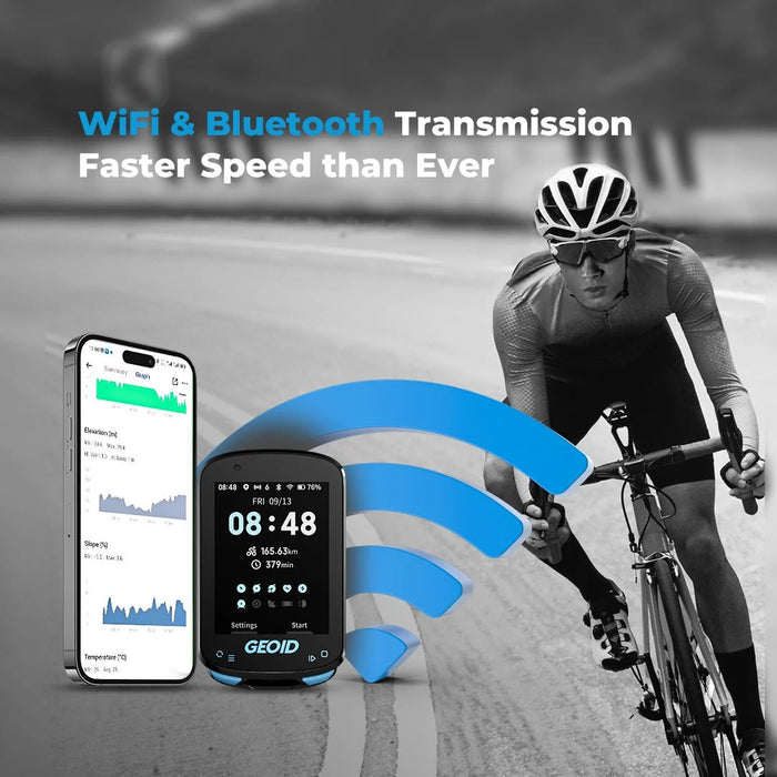 Wireless GPS Bike Computer – Smart Cycling Tracker with WiFi, Bluetooth, ANT+ - Monsta Online