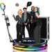 Deluxe 360 Photo Booth Machine with App Control and Flight Case - Monsta Online
