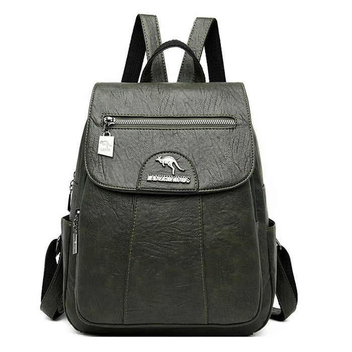 Women's Large Leather Backpack – Anti - Theft, Spacious & Stylish Travel & Everyday Bag - Monsta Online