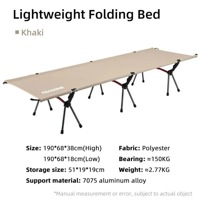 Heavy - Duty Folding Camping Cot for Comfortable Outdoor Sleeping - Monsta Online