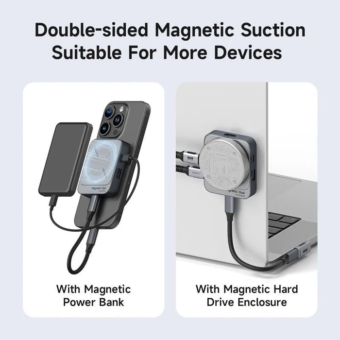 Premium Magnetic Thunderbolt 4 USB - C Hub with 4K HDMI and 100W PD - Monsta Online