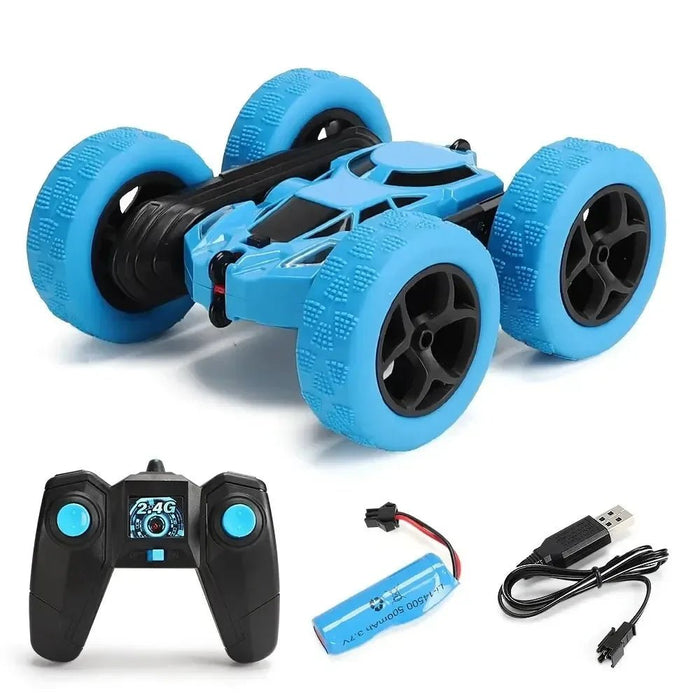 RC Stunt Car 2.4GHz Double - Sided 360° Flip | Modular Battery Off - Road Drift Car for Kids - Monsta Online