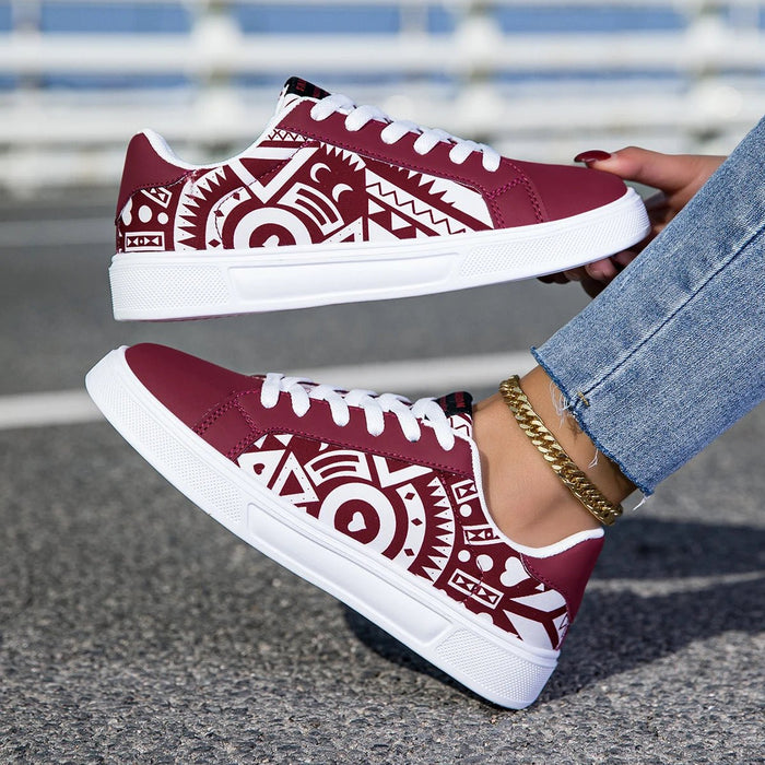 Women's Lightweight Casual Sneakers – Soft Sole, Skateboard Shoes for Comfortable Walking - Monsta Online