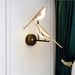 Luxurious Golden Bird Wall Sconce Lamp for Sophisticated Home Décor - Monsta Online