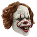 Halloween Pennywise Mask Scary Clown with Brown Hair Party Prop for Adults - Monsta Online