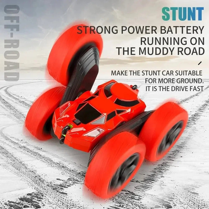 RC Stunt Car 2.4GHz Double - Sided 360° Flip | Modular Battery Off - Road Drift Car for Kids - Monsta Online