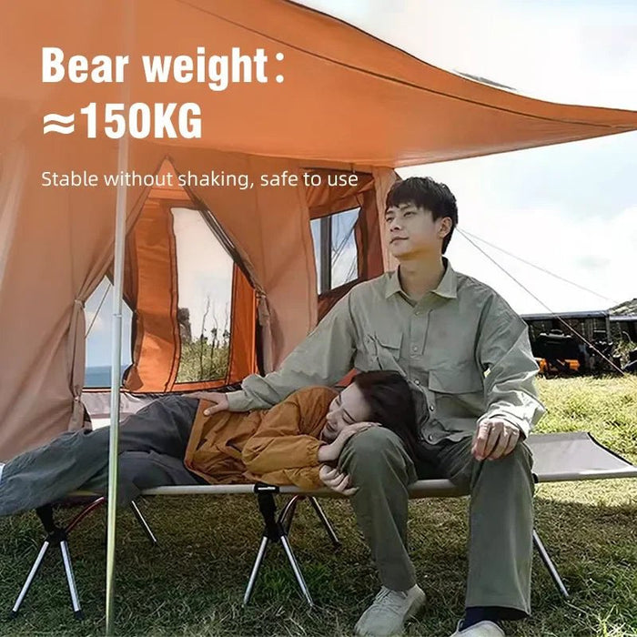 Heavy - Duty Folding Camping Cot for Comfortable Outdoor Sleeping - Monsta Online