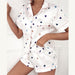 Women's Satin Pajama Set – Luxurious Loungewear Short Sleeve Top & Matching Shorts - Monsta Online