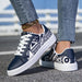 Women's Lightweight Casual Sneakers – Soft Sole, Skateboard Shoes for Comfortable Walking - Monsta Online