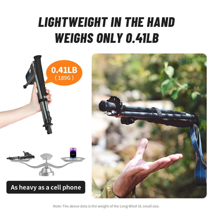 Ultralight Carbon Fiber Trekking Poles – Collapsible Hiking Poles with Ergonomic Grip - Monsta Online
