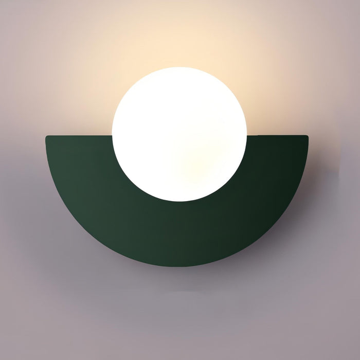 Everest Nordic Semicircle Wall Lamp – Minimalist LED Sconce for Bedroom, Hallway & Living Room - Monsta Online