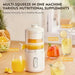 Compact Wireless Orange Juicer 1500mAh Fresh Juice Anytime - Monsta Online