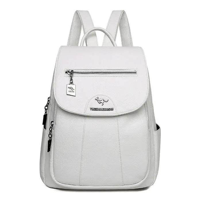 Women's Large Leather Backpack – Anti - Theft, Spacious & Stylish Travel & Everyday Bag - Monsta Online