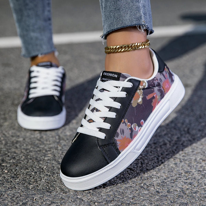 Women's Lightweight Casual Sneakers – Soft Sole, Skateboard Shoes for Comfortable Walking - Monsta Online