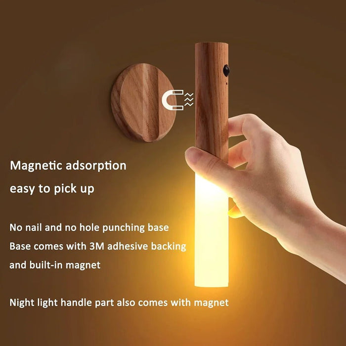 Detachable Magnetic Motion Sensor Wall Light with Rechargeable Battery - Monsta Online