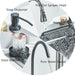24" Flying Rain Waterfall Kitchen Sink Set with Integrated Faucet and Cup Washer - Monsta Online