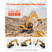1:14 Scale Remote Control Excavator RC Construction Toy with Metal Shove and Dual Batteries - Monsta Online