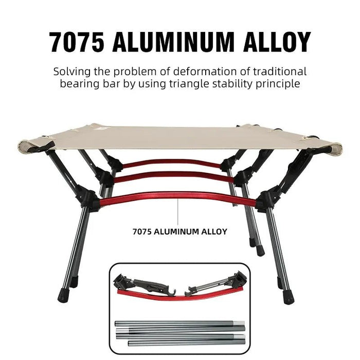 Heavy - Duty Folding Camping Cot for Comfortable Outdoor Sleeping - Monsta Online