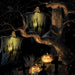 Halloween Glowing Skull Hanging Ghost Prop for Outdoor Decoration - Monsta Online