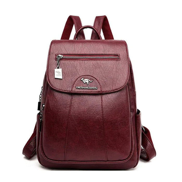 Women's Large Leather Backpack – Anti - Theft, Spacious & Stylish Travel & Everyday Bag - Monsta Online