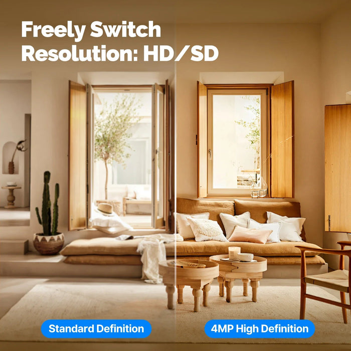 Pro 360° Indoor Security Camera - HD Patrol with Night Vision and Motion Detection - Monsta Online