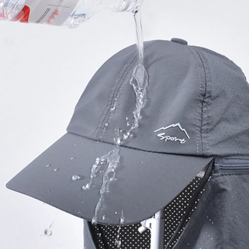 Ultimate UPF 50+ Sun Protection Bucket Hat with Detachable Neck and Face Cover - Monsta Online