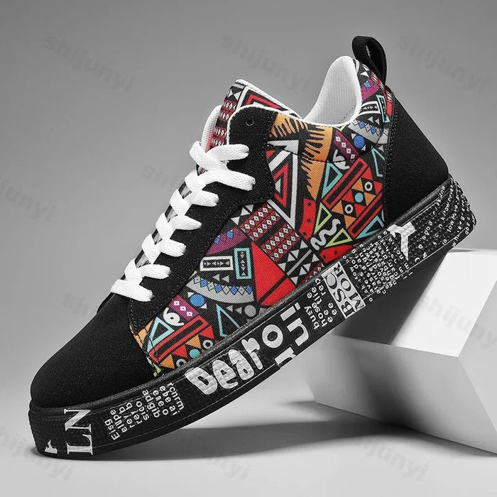 Men's Casual Platform Sneakers – Non - Slip Rubber Outsole, Comfortable Everyday Shoes - Monsta Online