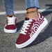 Women's Lightweight Casual Sneakers – Soft Sole, Skateboard Shoes for Comfortable Walking - Monsta Online