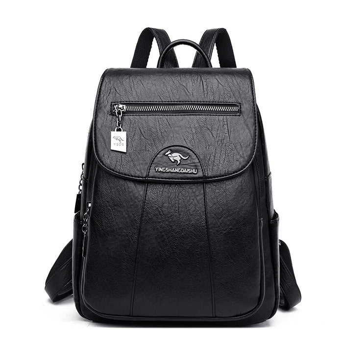 Women's Large Leather Backpack – Anti - Theft, Spacious & Stylish Travel & Everyday Bag - Monsta Online