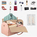 Premium Convertible PU Leather Garment Duffel Travel Bag - Monsta Online