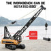 1:14 Scale 15 Channel Remote Control Tower Crawler Crane with Alloy Hook for Kids - Monsta Online