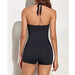 Women's Boyleg One - Piece Swimsuit – Sporty, Chic & Full Coverage for Beach and Pool - Monsta Online