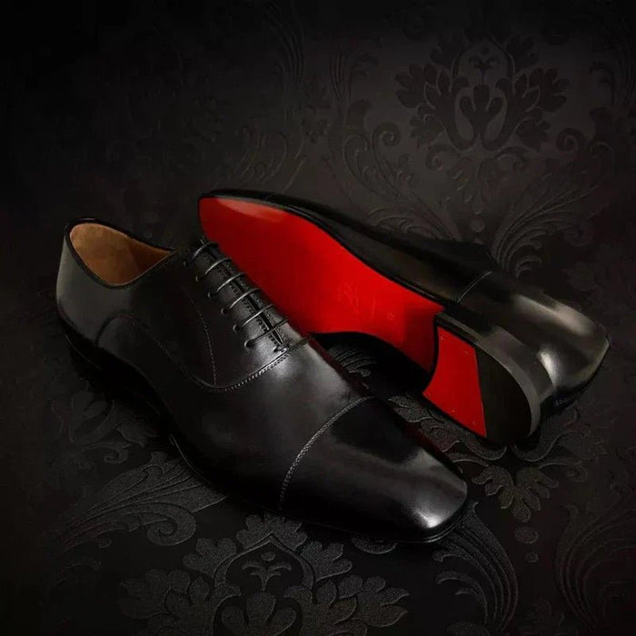 Luca Leather Oxford Shoes – Men's Italian Handcrafted Dress Shoes - Monsta Online
