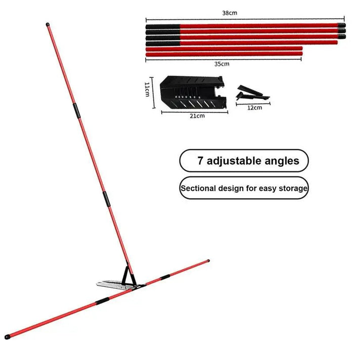 Golf Alignment Rod Trainer with Swing Practice Plate and Posture Correction Aid - Monsta Online