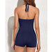 Women's Boyleg One - Piece Swimsuit – Sporty, Chic & Full Coverage for Beach and Pool - Monsta Online