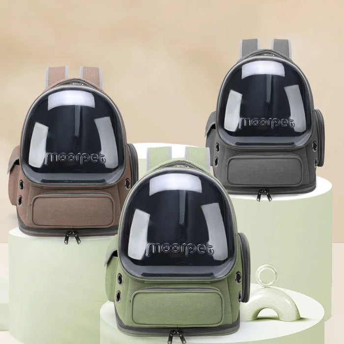 Breathable Transparent Cat Carrier Backpack for Safe and Comfortable Adventures - Monsta Online