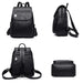 Women's Large Leather Backpack – Anti - Theft, Spacious & Stylish Travel & Everyday Bag - Monsta Online