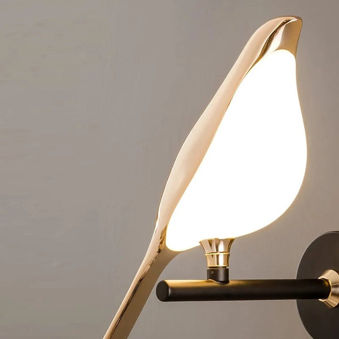 Luxurious Golden Bird Wall Sconce Lamp for Sophisticated Home Décor - Monsta Online