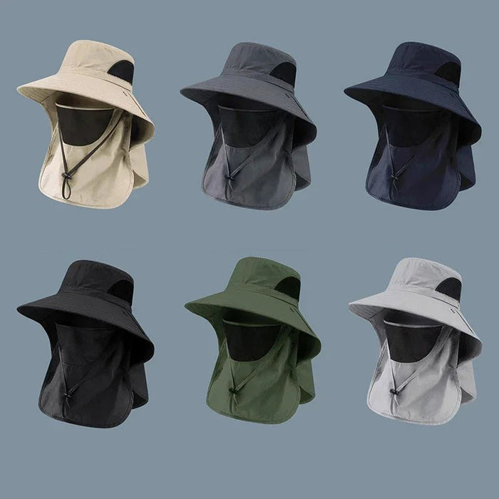 Premium UV Protection Sun Bucket Hat with Neck Flap for Outdoor Adventures - Monsta Online