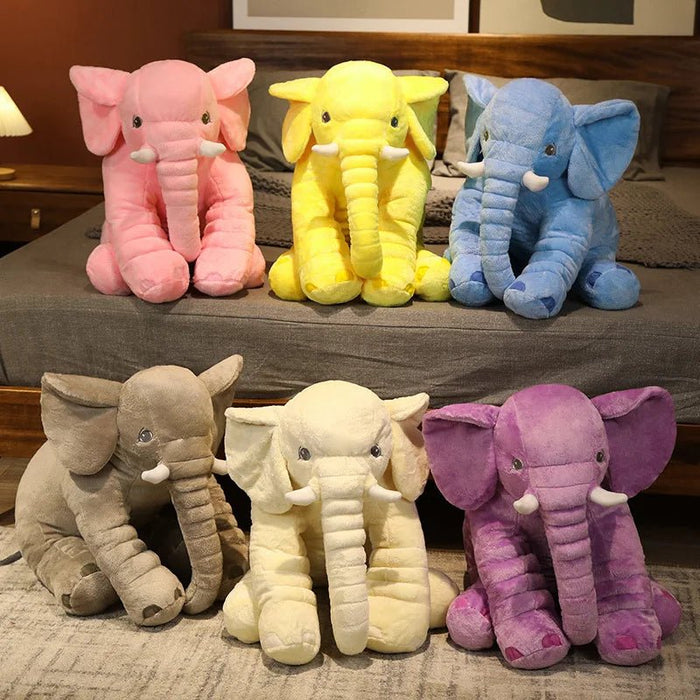 Ultra - Soft Large Plush Elephant Cuddle Pillow for Kids and Loved Ones - Monsta Online