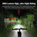 Ultra - Bright 8000 Lumens USB Rechargeable Bike Light Front with Power Bank - Monsta Online