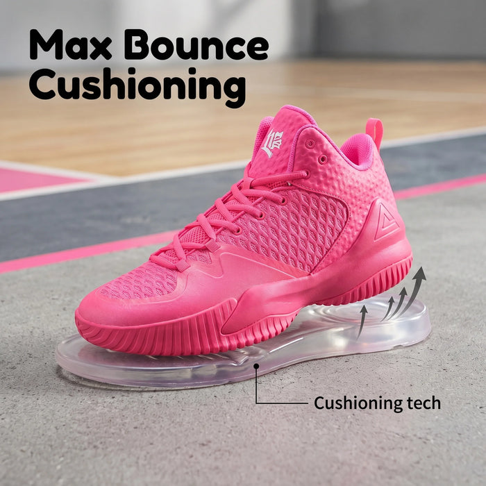 PEAK Lou Williams Basketball Shoes – Men's Non - Slip Outdoor Training Sneakers with Lateral Support - Monsta Online