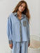 Sara Pajama Set – Women's Soft Cotton Blend Elegant Sleepwear Set - Monsta Online
