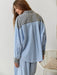 Sara Pajama Set – Women's Soft Cotton Blend Elegant Sleepwear Set - Monsta Online